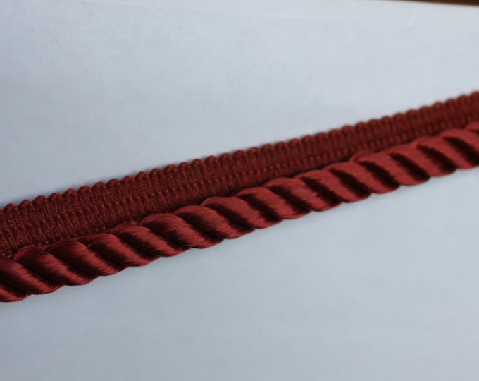 Lip Cord by Conso Trim, F21970 K35, Cord with Lip, For Drapery, Upholstery, Pillows, Lamp Shade,