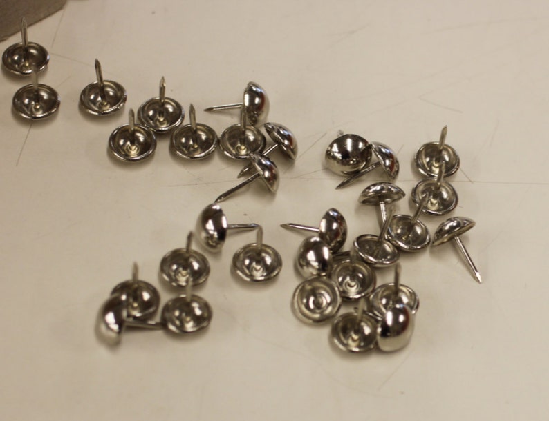 Upholstery Decorative NAIL HEADS Nickle Plated Finish Etsy