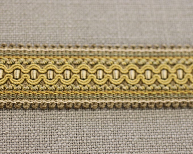 Trim 1.1/2" Braid Gimp, Upholstery gimp, Art 1250-8735 By Trimland, For drapery, Upholstery, lamp shade, Hats, Home decor