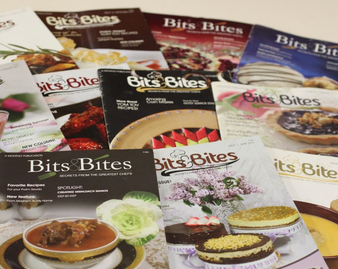 BITS & BITES magazine, Bits n Bites Kosher Cookbook, The best tried out easy to make recipes, sold as single issue,