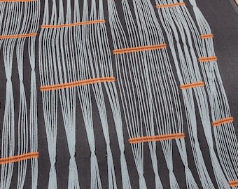 Embroidery Fabric Kyoto marine L9411-04 By Larsen Cowtan & Tout. 3.1/4 yds, Good For Upholstery, Drapery, Bedding, Dress,