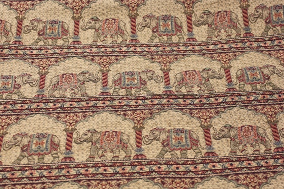 Elephant Fabric Chenille, Made in ITALY, For upholstery, Drapery, Cushion, 54" wide,