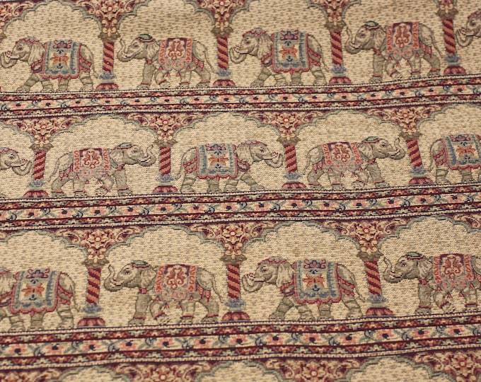 Elephant Fabric Chenille, Made in ITALY, For upholstery, Drapery, Cushion, 54" wide,