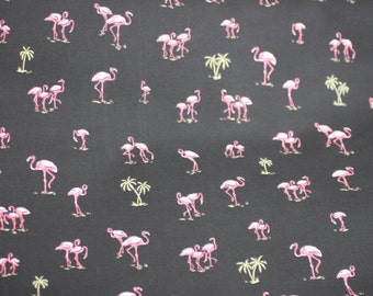 FABRIC, Waverly Sun N Shade Pink Flamingo Good N Plenty Fabric, Outdoor fabric,  Use For Upholstery, Cushions, Drapes, Beach Bags,