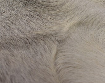 Hair On Leather Hide Cavallini Grey For Me C85 By Edelman, For upholstery,