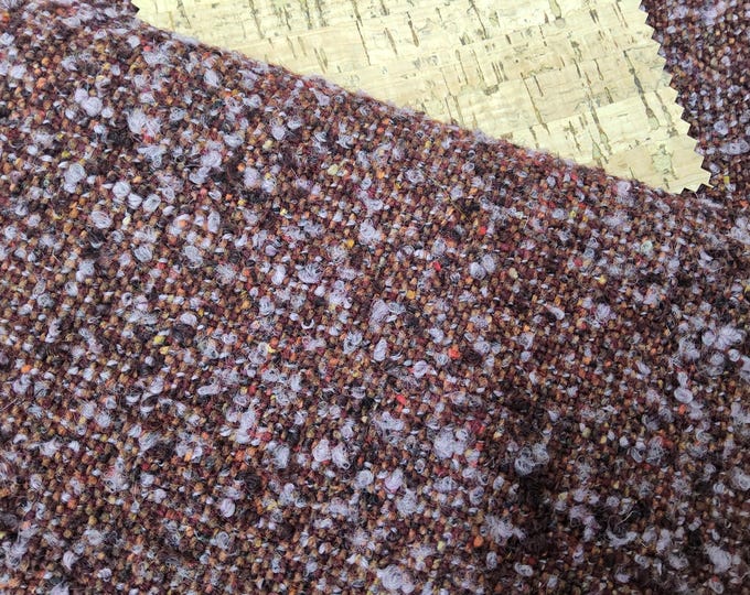 Everyday Boucle Purple Basil 4111 - 22 By LUUM Fabric,  Boucle Fabric, Good For Upholstery, Drapery, Bedding, Pillows,