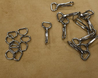 Snap Hook Latch ASSEMBLY, Snap Hook & D Ring 1 Doz PCs per pk, Use for Chair, Sofas, Headboard, Bags,