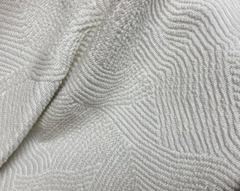 Romo Black Edition Oriku Calico 9130-01, Textured Bouclé Weave Fabric. 54" wide, Good For Upholstery, Drapery, Bedding, Dress,