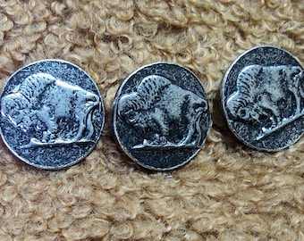 Nail heads, Upholstery Decorative Bufello NAIL HEADS Nickle Oxford Finish, 7/8" Diameter, 25 PCs per pk, Use for Chair, Sofas, Headboard,