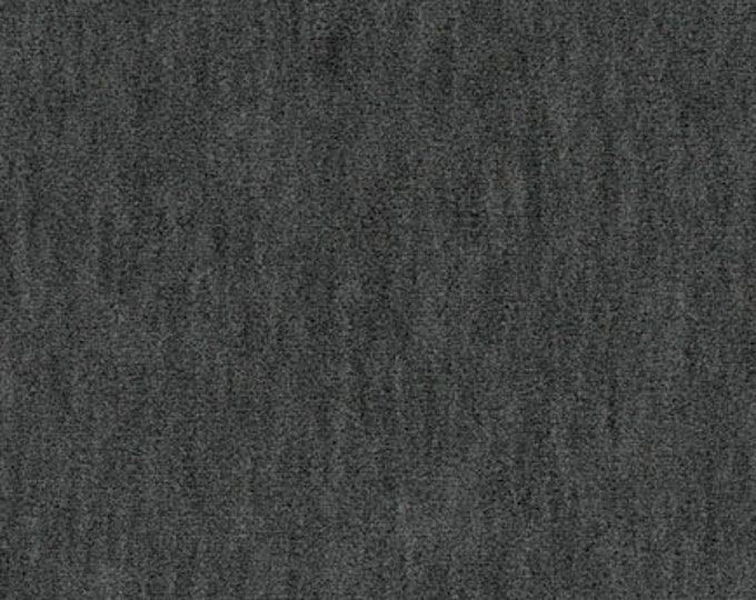 Velvet Fabric posh Cinder 3392-010 By Bernhardt Textiles, 54" wide, Good For Upholstery, Drapery, Bedding, Dress,