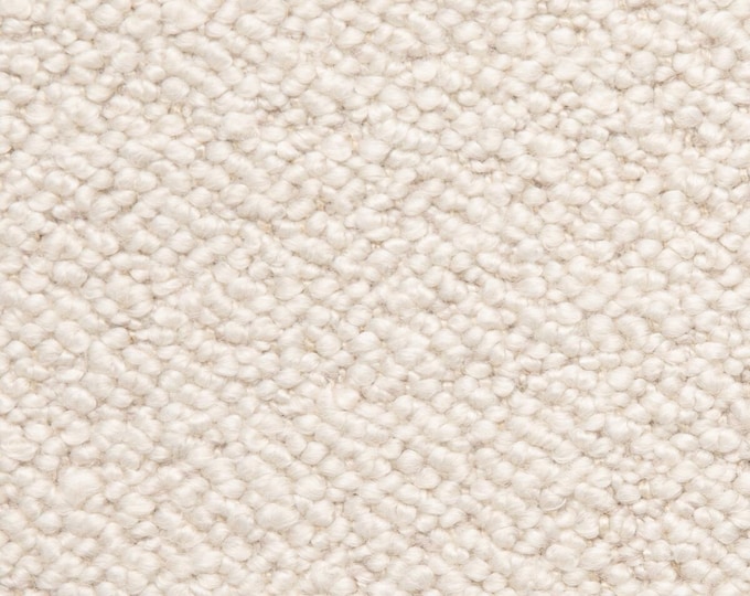 Holly Hunt Boucle Fabric 4015/01 Chalet Snow, Use for Cushions, Upholstery, Drapery,