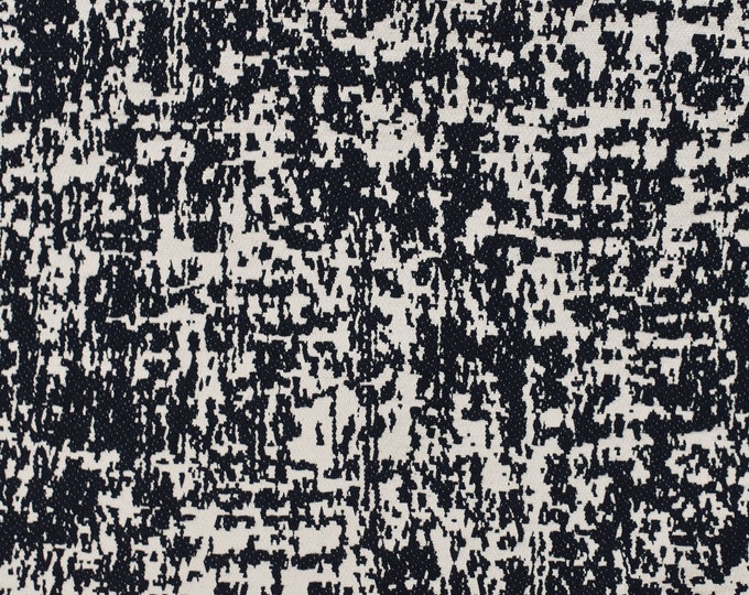 FABRIC Bartley Black L9122-03 By Larsen. Geometric Fabric, Good For Upholstery, Drapery, Bedding, Pillows,