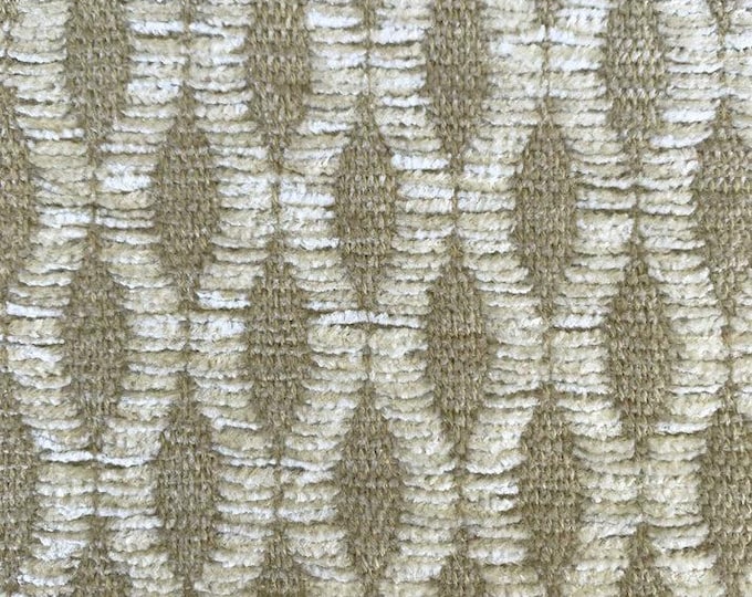 Bramalta Fabric Clessidra Ivory, 54" wide, Good For Upholstery, Drapery, Bedding,