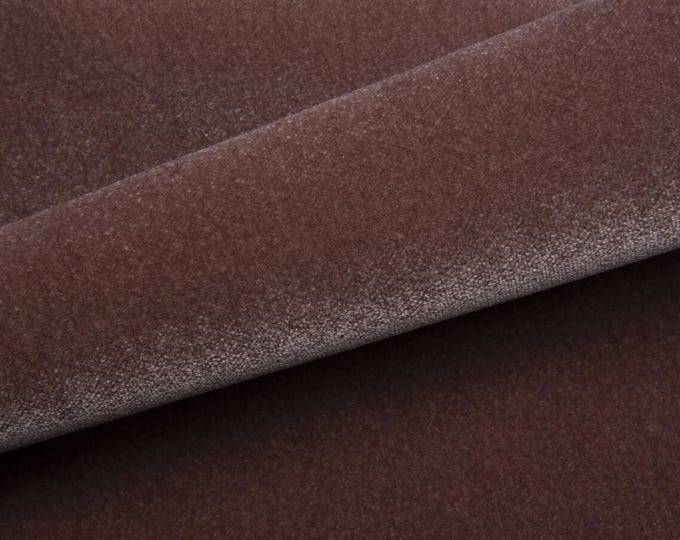 Velvet Fabric Cloud Nine Acai 1553/24 By Holly Hunt. 54" wide, Good For Upholstery, Drapery, Bedding, Dress,