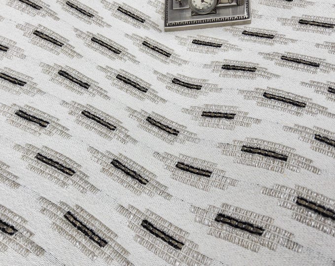 Fabric Nao black L9422-04 By Larsen. Woven Fabric, Good For Upholstery, Drapery, Bedding, Pillows,