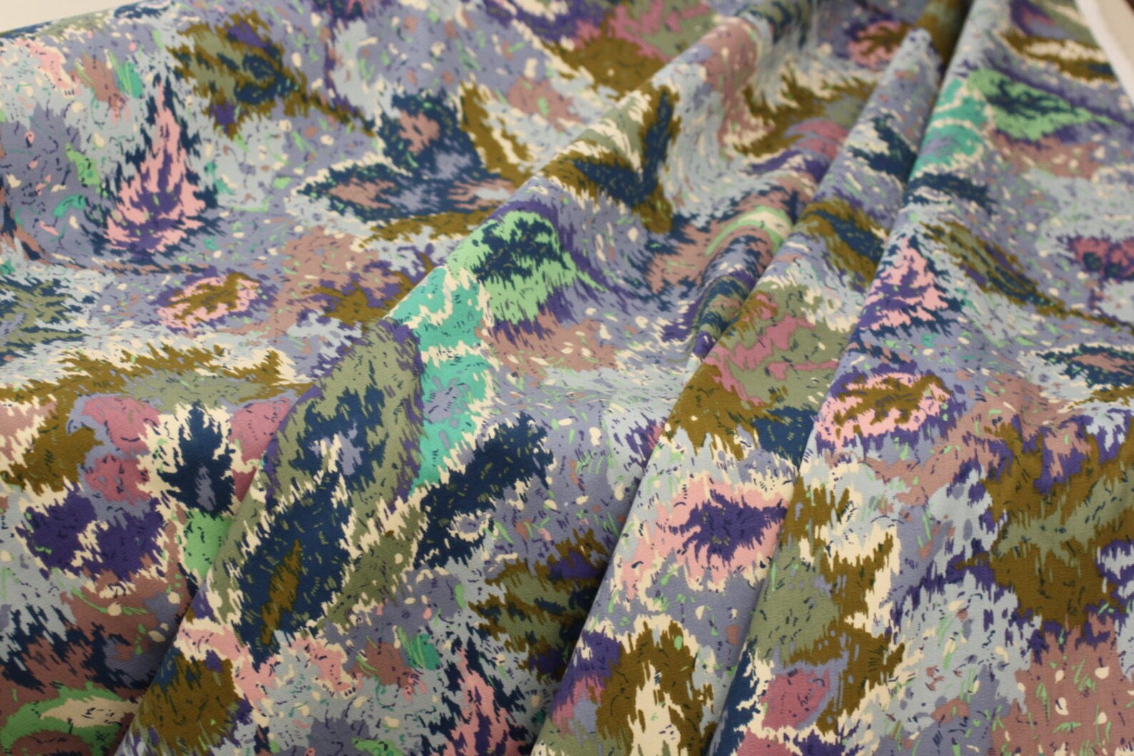 Fabric Vintage Fabric IKAT Print Kismet by Cyrus Clark Co Etsy