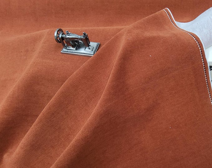 ROMO Villa Nova Atlantis Flame V3078/59 Fabric. 54" wide, Good For Light Upholstery, Drapery, Bedding, Dress,