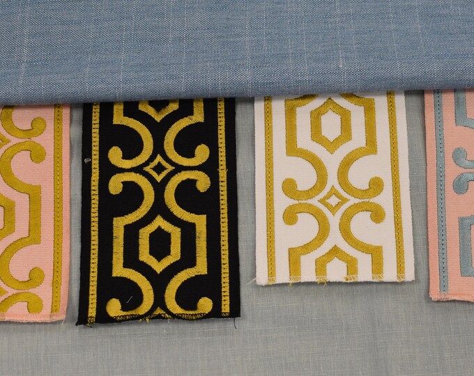 Decorative Braid 4" Wide, For Drapery, Upholstery, Dress, 5 yd Min,