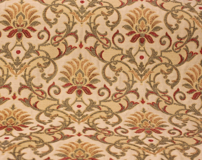 Fabric M7119 5178 Still Water Spice, For Upholstery, Drapery, Bedding, Slip covers, Pillows, Handbags,