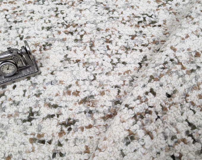 Rosemary Hallgarten Alpaca wool Fabric Confetti Grove 1-7428, Good for Upholstery, Drapery, Bedding, Pillows,