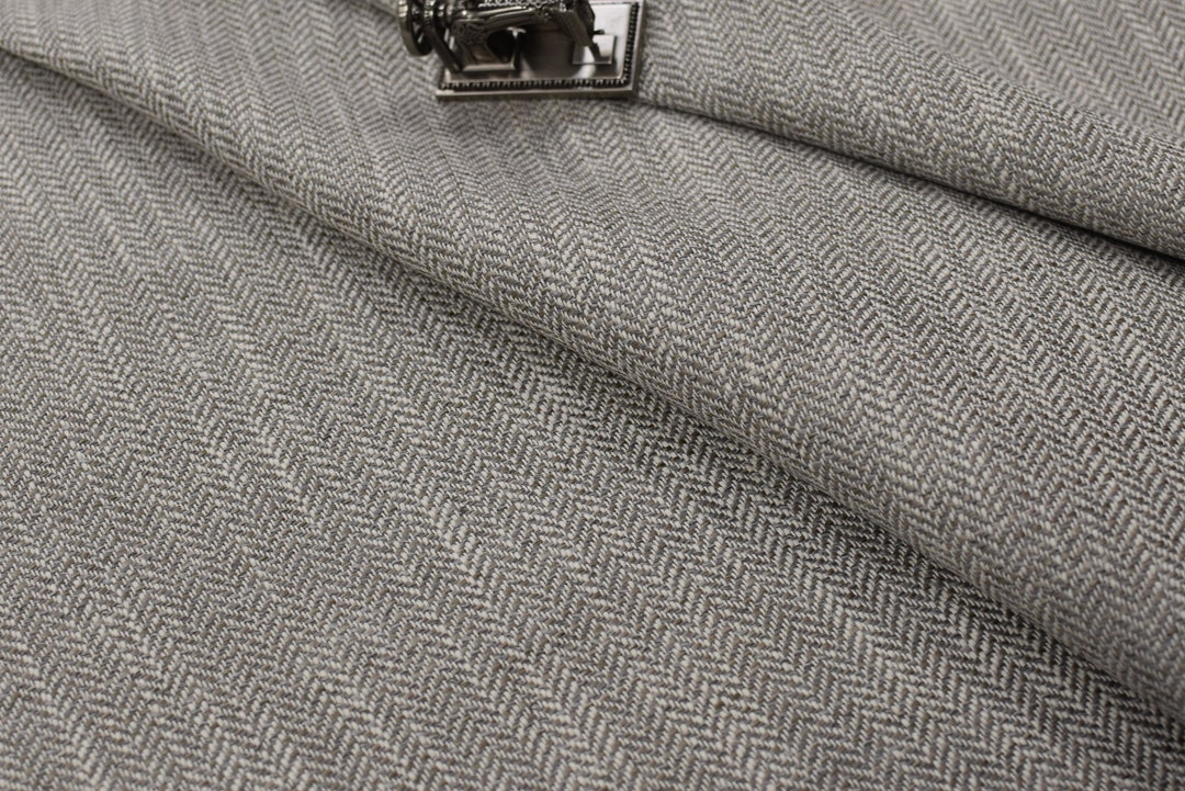 Thibaut Fabric W80606 ASHBOURNE TWEED Sterling Grey Finish W/crypton