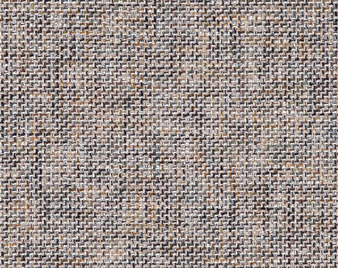 Manhattan 2743-01 Grey/Black. By Sahco. Texture weave  Fabric, 54" wide, Good For Upholstery, Drapery, Bedding, Pillows,