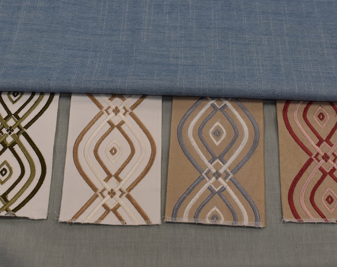 Decorative Braid 4" Wide, For Drapery, Upholstery, Dress, 5 yd Min,