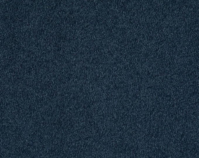 Velvet Fabric 5144/11 Amsterdam Deep Sea By WEITZNER/Pollack , High Performance For Upholstery, Drapery, Bedding, Pillows, Handbags,