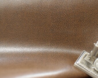 Buckaroo Chestnut Shell 8103-10 By ANZEA Fabrics, Nylon Matrix Heavy Duty, Faux Leather, for upholstery, Walls, Tablecloth, etc.