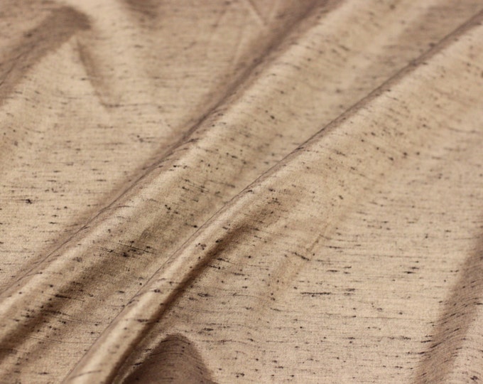 Drapery Fabric, Silcara Mocha, Silk Look, For Drapery, Bedding, Drees, Wedding decorating,