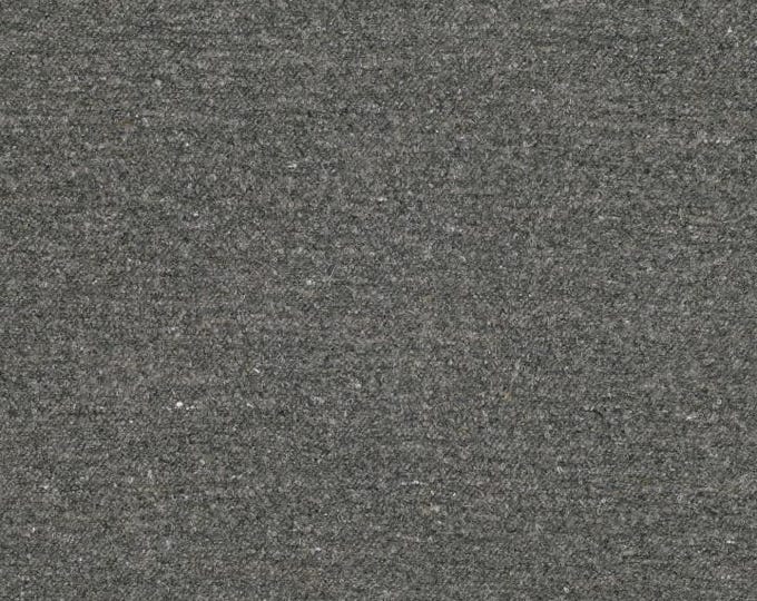 Linen Bouclé Fabric Textura Anthracite M574/05 By Romo, 54" wide, Good For Upholstery, Drapery, Bedding, Dress,
