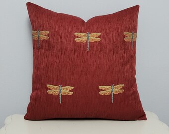 Designer dragon fly Pillow,  High End Pillows, available in al sizes.