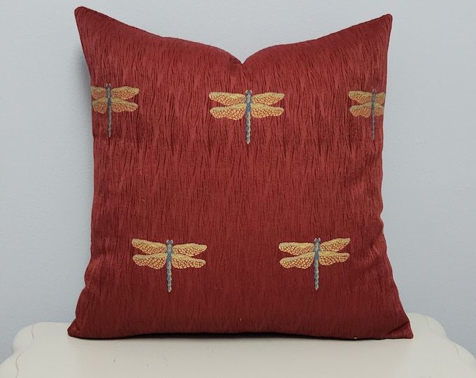 Designer dragon fly Pillow,  High End Pillows, available in al sizes.