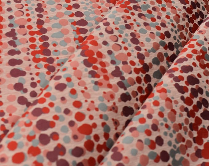 Villa Nova V3089-05 Luxy Rouge Fabric. 54" wide, Good For Light Upholstery, Draperyj, Bedding, Dress,