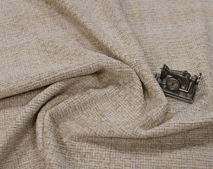 Larsen Fabric Murray Mineral L9072-02 By Larsen. Texture Woven Chenille  Fabric, Good For Upholstery, Drapery, Bedding, Pillows,