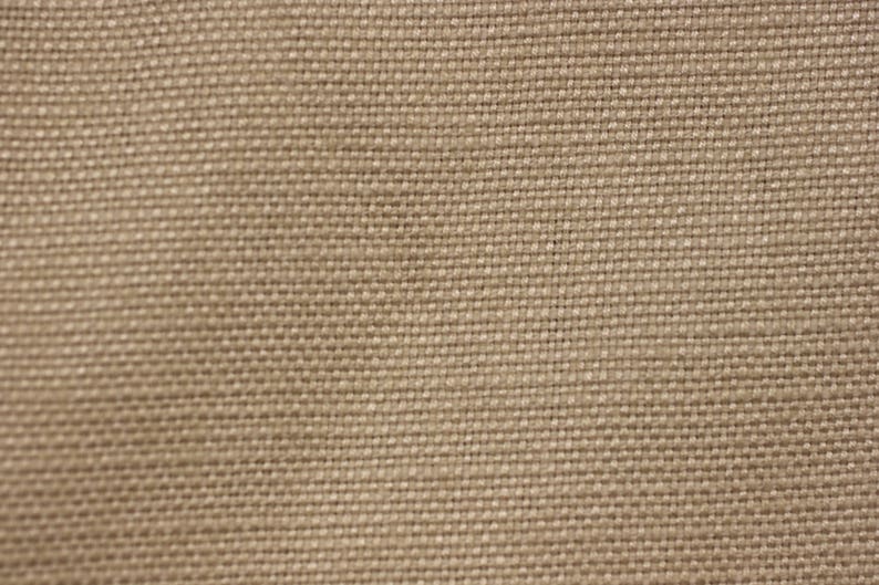 Solid Fabric Canvas Basket Weave Linen Look Tan Color for - Etsy
