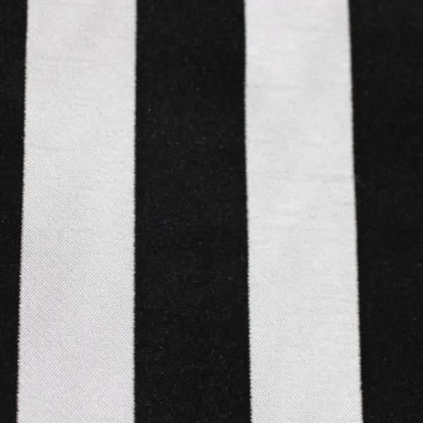 Fabric Black & white stripe Velvet fabric, For upholstery, Cushion, Drapery, Bedding, Slip Cover,