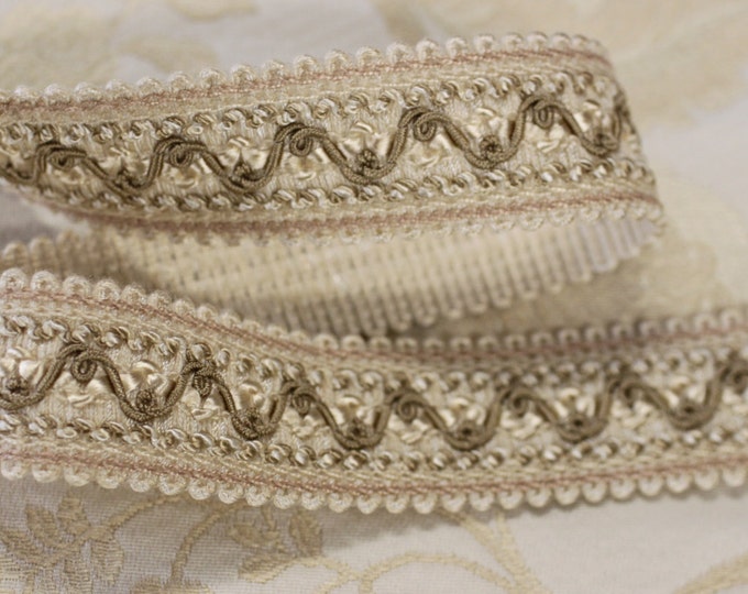 Trim 1.1/4" Braid Gimp, Upholstery gimp, 1822-401 By Trimland, For drapery, Upholstery, lamp shade, Hats, Home decor