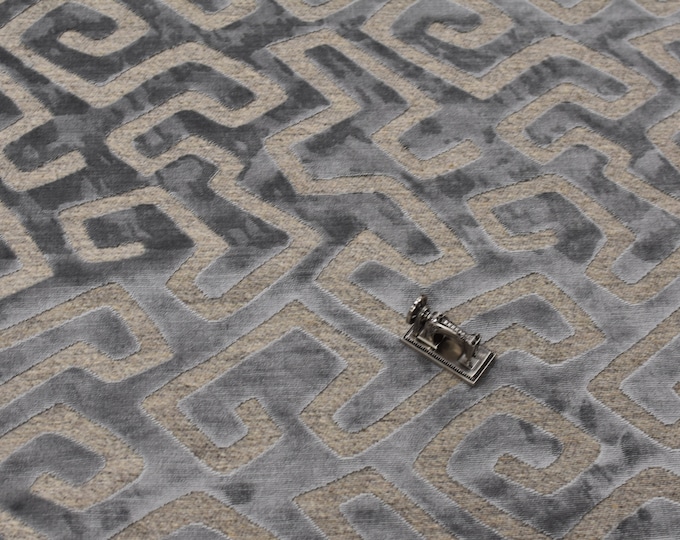 Jim Thompson MALI Zinc JT013723 003, 54" wide, High end Fabric, Good For Upholstery, Drapery, Bedding,