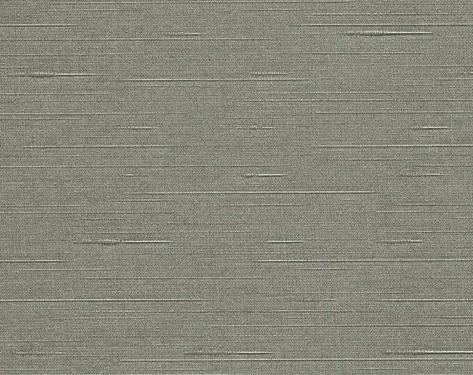 Faux Leather Surrey Gray Spell By Keyston Fabrics, Faux Leather, for upholstery, Upholstered Walls, Headboards, Tablecloth, etc.