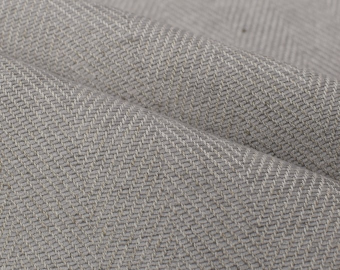 1.1/4 yd Herringbone Fabric 7115/63 DERISO II Nuage By Castel. For Upholstery, Drapery, Bedding, Pillows,