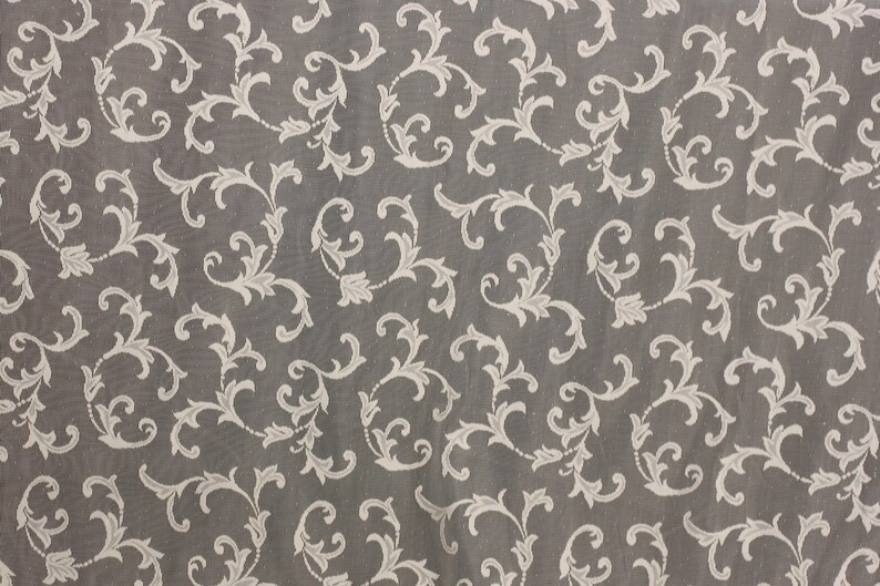 Lace Drapery Fabric Paisley Lace Fabric White/ivory/ Etsy