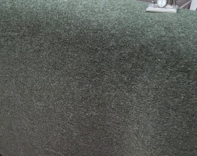 Wool Fabric by Holland and Sherry Chamonix Loden DE10226 100% Wool, For Upholstery, Drapery, Pillows,