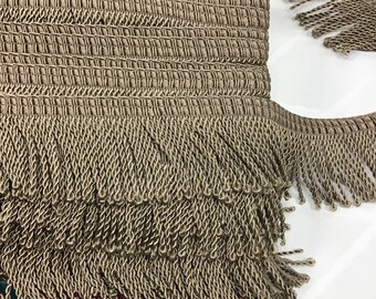 Bullion Fringe by Conso Trim, 021308 C07, 2" Knitted Bullion fringe,  for Drapery, Upholstery,