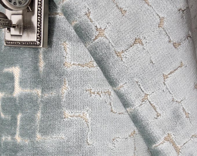 Romo Riom Tide V3360/12, Jacquard Velvet, By Villa Nova. 54" wide, Good For Upholstery, Drapery, Bedding, Dress,