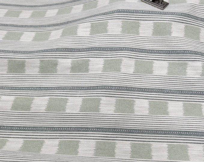 Christopher Farr Lost and Found Woven Pale Blue Fabric, 53" wide, Use for Upholstery, Drapery, Pillows, Cushions,