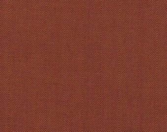 Fabrics Copley Solid Terra Cotta D3216 By Roth & Tompkins, Use for Cushions, Upholstery, Drapery, Valance,