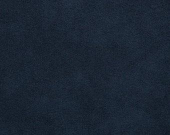 Faux leather Suede Fabric, Italian Alcantara Atlantic Navy 2550/10 By Holly Hunt, Good for Upholstery, Drapery, Bedding, Pillows,