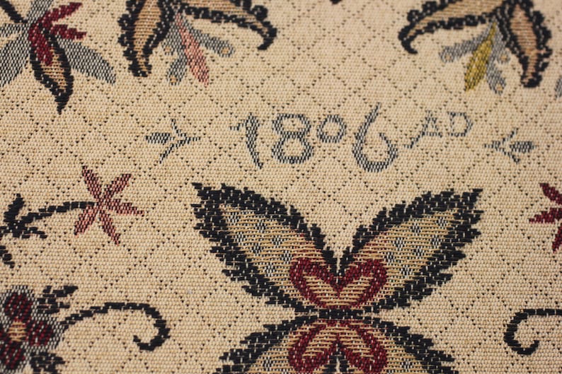 FABRIC Early America Tapestry Fabric 1806 New Holland Good Etsy