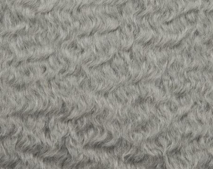 MOHAIR 3550/02 Mammoth Perfect Grey By Holly hunt, 54" wide, Good For Upholstery, Drapery, Bedding, Dress,